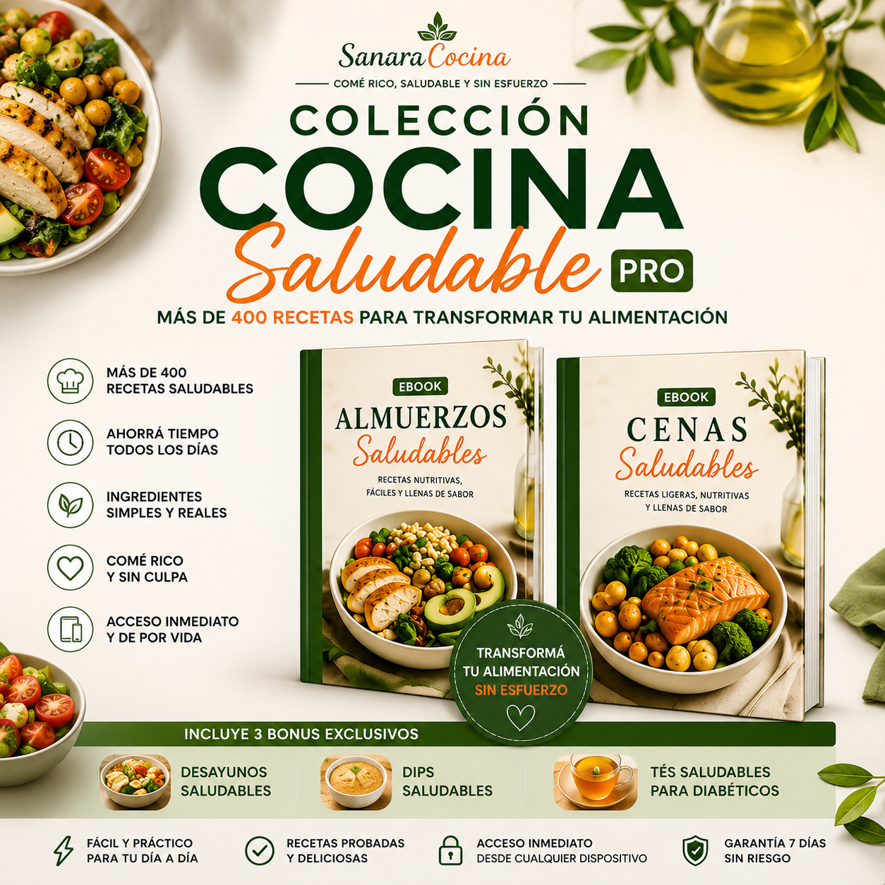 Sanara Cocina: Colección Cocina Saludable Pro